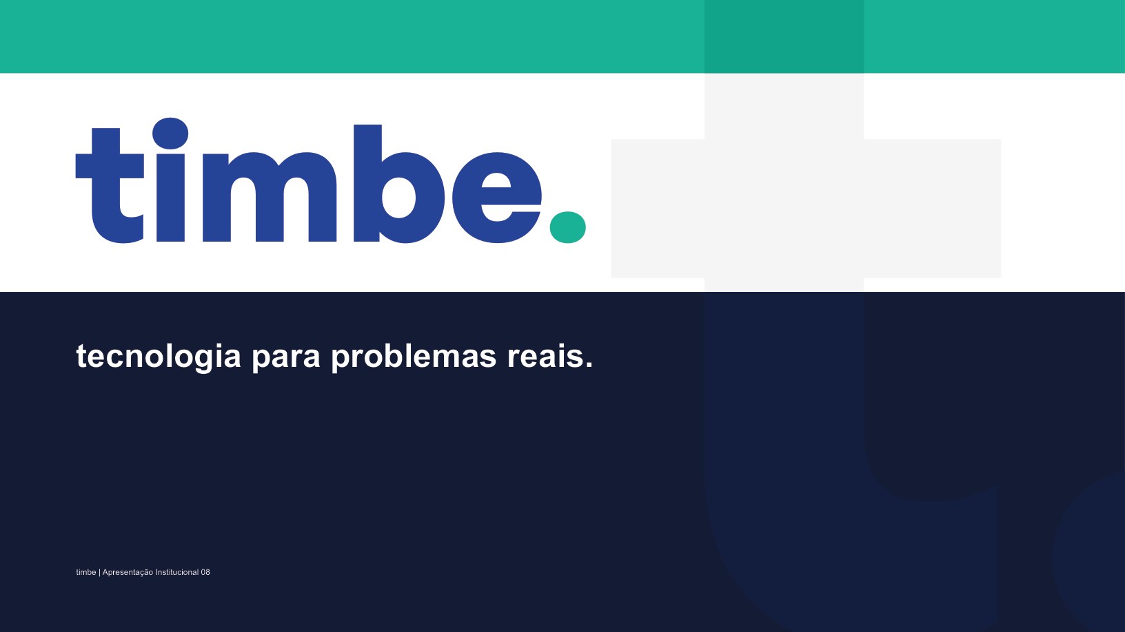 TIMBE — apresentação institucional, página 8